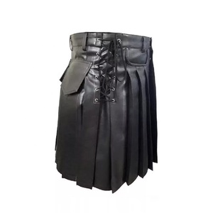 Conception personnalisée professionnelle, unisexe, cuir de haute qualité, acier inoxydable, kilt, logo personnalisé, utilisation en extérieur, tendance actuelle, dernière nouveauté - Product Image 1