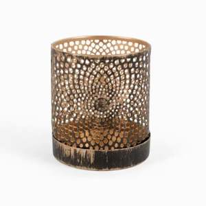 Portavelas decorativo de metal, ideal para festivales, celebraciones, rituales e iluminación nocturna serena. - Product Image 6