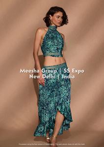 Ensemble coordonné imprimé floral pour femme – Haut court à nouer à col en V et jupe longue asymétrique – Ensemble deux pièces – Assortiment - Product Image 6