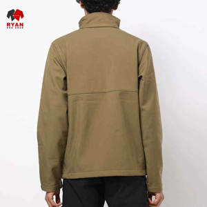 Chaqueta Softshell de Diseño Personalizado Ryan Pro Gear para Hombre, Tejido Transpirable, Cierre de Cremallera con Logotipo Personalizado, Ropa Casual - Product Image 4