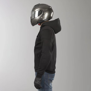 Hoodie de motard rembourré personnalisé, style streetwear, en polaire, pour l'hiver, avec faible MOQ - Product Image 1