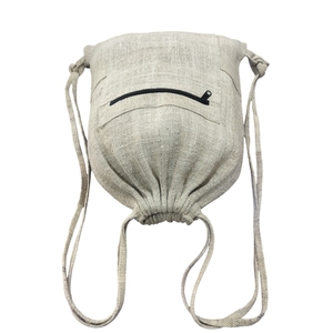 Premium Handmade 100% Hemp <b>Drawstring</b> <b>Backpack</b> Eco Friendly Sustainable Hemp Sack Large Capacity Gym Swimming Cotton Carrying - Product Image 5