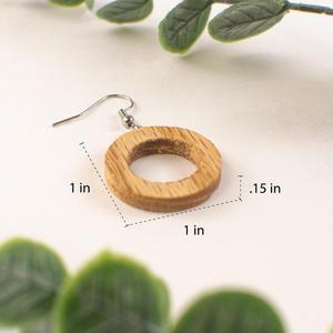 Customized Eco-Friendly Wood <b>Earring</b> Design Polished Wire <b>Hooks</b> and Blanks for Woman MN EXPORTS Modern Wall Signs - Product Image 1
