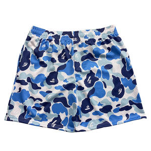 Pantalones Cortos de Baloncesto para Hombre de Alta Calidad, 100% Poliéster, Secado Rápido, Ecológicos, con Estampado por Transferencia de Calor, 5 Pulgadas de Entrepierna - Product Image 5