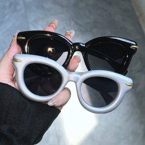 Gafas de sol redondas infladas para niños, gafas de sol de moda, gafas de sol de diseñador personalizadas, nuevas y lindas gafas de sol para bebés - Product Image 3