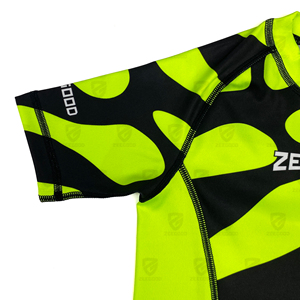 เสื้อรัดกล้ามเนื้อ Bjj แบบสั่งทำพิเศษสำหรับกีฬากราปลิง โนกิ MMA ยิวยิตสู พร้อมลายพิมพ์แบบซับลิเมชั่น ผลิตในประเทศปากีสถาน - Product Image 4