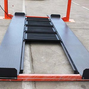 Pont élévateur automobile 4 poteaux certifié CETL, capacité 9 000 lb, hauteur de levage 77 po avec rampe amovible, conception TMG ALF90 AC pour le levage de voitures - Product Image 5