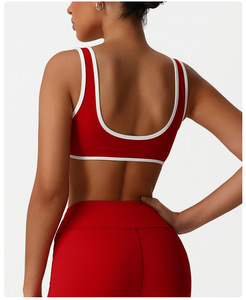 Sujetador Deportivo Bigwood Sports Rosa sin Costuras con Encaje, Soporte Medio, Transpirable, de Secado Rápido, Spandex/Nylon, para Yoga, Running y Entrenamiento - Product Image 2