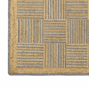 <b>Large</b> Living Room <b>Rug</b> 100% Organic Jute Eco-Friendly Bohemian Style Geometric Pattern Carpet - Product Image 4