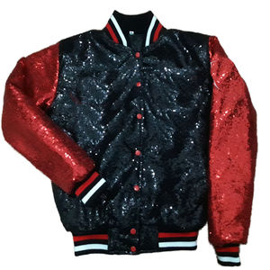 Chaqueta Centennial con Lentejuelas - Azul 100% Poliéster, Chaqueta del 100 Aniversario de Zeta Phi Beta con Detalles Bordados y de Lentejuelas - Product Image 5