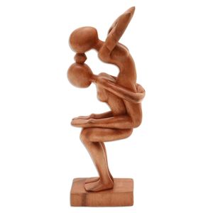 Modern Metal Yoga Sculpture <b>Decorative</b> Art Figurine For Bedroom Shelf Tabletop And Meditation <b>Space</b> Display - Product Image 6