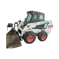 Chargeuse sur pneus S160 d'occasion, moteur Kubota d'origine USA, bon état, pour travaux de construction et d'aménagement paysager