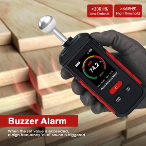 Digital Wood Moisture <b>Meter</b> with Multi-Function <b>Humidity</b> Detector 0~100 % RH Rechargeable with Alarm Function - Product Image 3