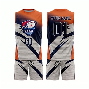 Uniformes de football 7v7 OEM, maillots de flag football personnalisés, sublimation, évacuation de l'humidité, performance athlétique - Product Image 2