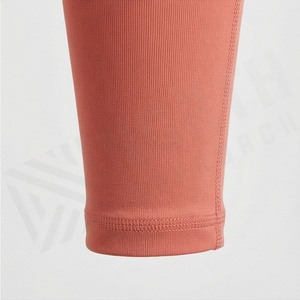 Conjunto de Yoga de Dos Piezas para Mujer, Cintura Alta, Nuevo Diseño, Spandex, Nailon, Algodón, Diseño Sólido, Ropa Deportiva para Gimnasio - Product Image 6