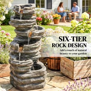 Fuente de Jardín Gris Estilo Cascada - Product Image 2