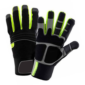 Guantes de Trabajo de Alta Visibilidad para Mayor Protección, Ideales para Construcción, Montaje, Perforación, Trabajos al Aire Libre con TPR - Product Image 3