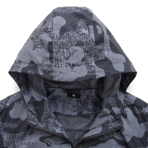 Chaqueta de carcasa resistente al viento suave con bolsillos laterales y cremallera, chaqueta impermeable con logotipo personalizado para exteriores, alta calidad, estampado para motocicleta y carreras - Product Image 6