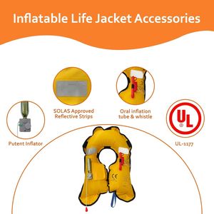 Gilet de sauvetage gonflable automatique/manuel pour kayak, pour adultes, sports nautiques en plein air, soutien du fabricant - Product Image 2