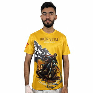 Camiseta Sublimada para Hombre, Ligera, Transpirable, de Poliéster/Algodón, Tejido de Punto, Manga Corta, Personalizable, de Alta Calidad - Product Image 1