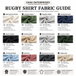 Camiseta de Rugby de Punto 100% Algodón para Hombre, 180 GSM, Verde, Manga Larga, Personalizada con Serigrafía Digital, Patchwork, Antiarrugas - Product Image 2