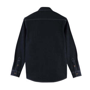 Camisa de Mezclilla Casual para Hombre, Estilo Urbano, 100% Algodón, Ligera, Transpirable, Protección UV, Protección Solar para Invierno - Product Image 2