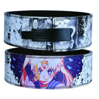Cinturón de Soporte Lumbar para Levantamiento de Pesas, Diseño Anime, Resistente, Transpirable, Duradero, para Hombre, Protección Profesional Antideslizante