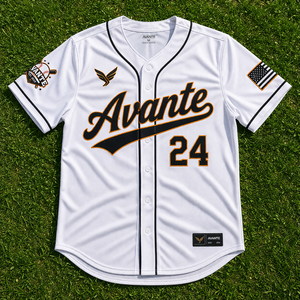 ผู้ผลิตเสื้อเบสบอลแบบสั้นสั่งทำ OEM ผ้าโพลีเอสเตอร์ 100% ระบายอากาศ แห้งเร็ว พิมพ์ลายชื่อและหมายเลขผู้เล่น - Product Image 1