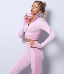 Ropa de yoga cómoda y a prueba de viento para mujer, ropa deportiva y de ejercicio, ropa deportiva para fitness, leggings de yoga para mujer de talla grande, leggings de yoga de élite para mujer - Product Image 2