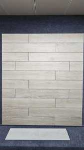 Azulejos cerámicos rústicos de 200x1200mm a <span class=keywords><strong>precio</strong></span> económico, color beige, azulejos de porcelana esmaltada con aspecto de madera para suelo. - Product Image 5