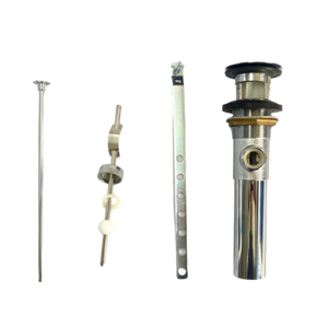 Robinet de lavabo à deux poignées à ouverture automatique, design traditionnel, en laiton chromé, montage mural, 4 pouces, LFB0014 - Product Image 6