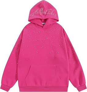 Sudadera con Capucha Personalizada para Hombre, Forrada y Tejida con Pedrería, de Poliéster Teñido, de Secado Rápido, Manga Larga para Invierno, con Logotipo Impreso en Relieve - Product Image 1