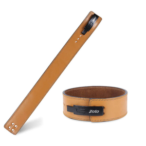 Ceinture de musculation robuste de 10 mm pour hommes et femmes, coutures renforcées, ceinture en cuir pour la musculation, équipement de fitness, vente en gros - Product Image 5
