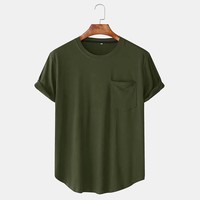 Özel Boyut Ağır Polyester/Pamuk Hızlı Kuruyan Çevre Dostu Tişört Etek Ucu Sokak Modası Tişörtü 220 GSM Özel Logo Nakış Stili