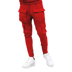 Pantalones Cargo Holgados para Hombre, Diseño Personalizado con Múltiples Bolsillos, 100% Algodón, Pantalones Cargo Resistentes de Pierna Ancha, Venta al Por Mayor - Product Image 1