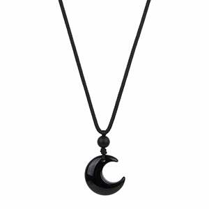 18K Gold Plated Number Pendant with Pearl and Adjustable Leather Cord Necklace for Men - Product Image 3
