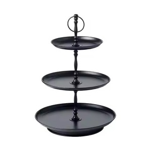 Support à gâteau moderne en métal, plateau de présentation de desserts, porte-cupcakes, centre de table élégant pour fêtes et événements - Product Image 1