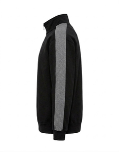 Sweat-shirt à col zippé personnalisé pour homme, en molleton de coton, pull décontracté, streetwear - Product Image 2