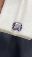 Piedra de Tanzanita Natural Certificada, Sin Calentar, Multicolor, Corte Asscher Cuadrado, Color Excelente, Zoisita Natural, 2.27 Quilates, Limpia con Lupa