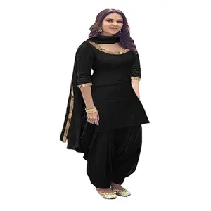 Pakaian formal Pakistan dan India Shalwar Kameez di atas rumput kain dipakai oleh Aisha Noor Volume Mehak harian