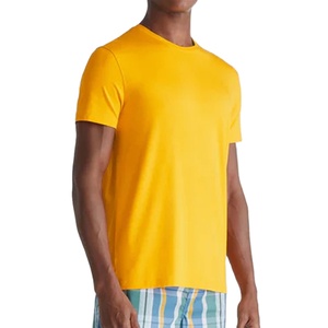Camisetas con Logotipo Personalizado, Color Amarillo, Corte Ajustado, Camiseta Hanes para Hombre, Bella Canvas, Camiseta de Jersey CVC para Hombre, Camiseta Dorada Jaspeada - Product Image 1