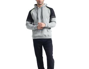 Sudadera con capucha con estampado totalmente personalizado de algodón/poliéster al por mayor, jersey en blanco con logotipo personalizado y canguro, sudaderas con capucha para hombre - Product Image 4
