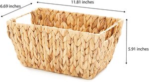 New Arrival Wholesale Customized <b>Water</b> <b>Hyacinth</b> <b>Basket</b> Made in Vietnam Best Price - Product Image 2