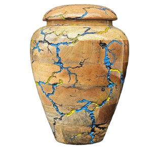 Urna Funeraria Clásica de Madera para Cenizas, Elaborada con una Elegante Textura Natural y un Estilo de Diseño Atemporal - Product Image 1