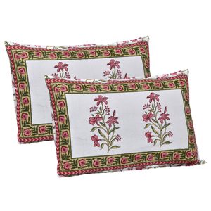 Floral Printed 200TC Organic Eco-Friendly <b>Queen</b> Size <b>Fitted</b> <b>Sheet</b> Set with Pillowcases 100% Cotton Bed <b>Sheet</b> for Home Bedroom - Product Image 2