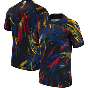 Camiseta de Fútbol 2026 Azul, Mejor Calidad, 100% Poliéster, Antibacteriana, Secado Rápido, Personalizable, Talla Grande, Uniforme de Equipo, Servicio OEM - Product Image 4