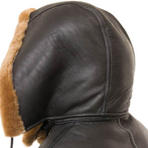 Veste en cuir synthétique légère pour homme, de qualité supérieure, chaude pour l'hiver, imperméable, coupe-vent, respirante, col cheminée - Product Image 4