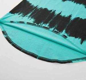 T-shirt sublimé tie-dye pour homme, col rond, style décontracté, respirant, imprimé tie-dye, graphiques personnalisés, en vente - Product Image 4