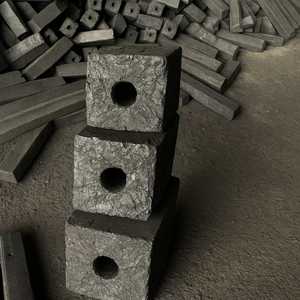 Carbón de Aserrín Cuadrado Tipo A para Asados Familiares, Bajo en Ceniza, Sin Humo, 10kg, Carbón AVC - Product Image 4