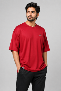 T-shirt compact pour homme, 100 % coton, toile épaisse, col rond, respirant, séchage rapide, écologique, décontracté - Product Image 3
